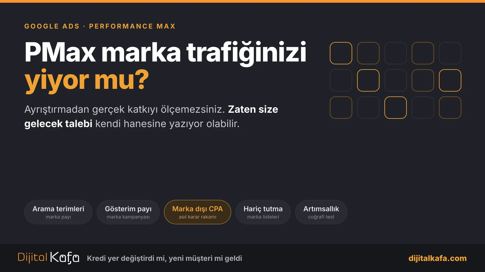 Performance Max marka trafiğini nasıl içine çeker ve raporda neden kahraman görünür